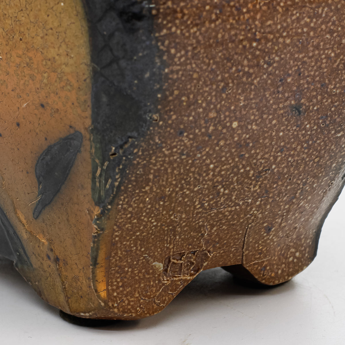 Flattened Vase with Shoulder