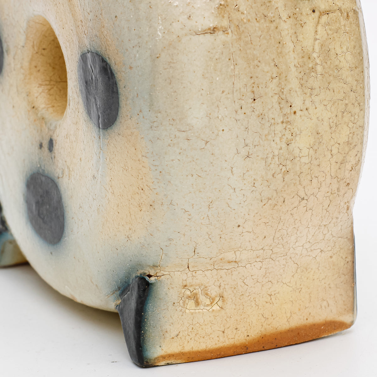 Flattened Vase with Shoulder