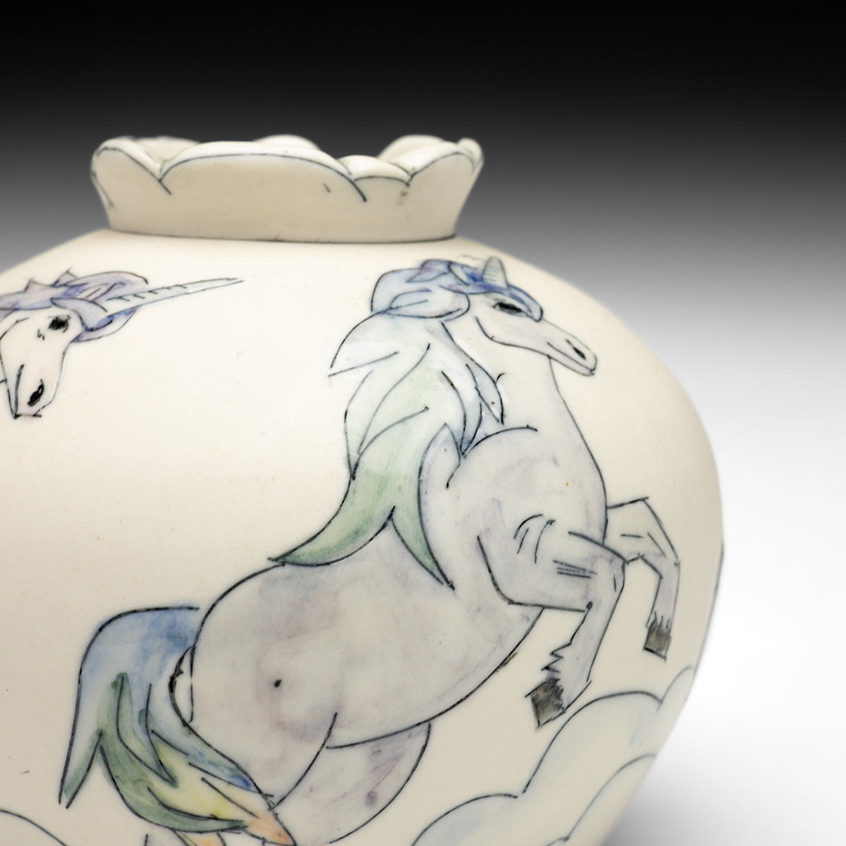 Unicorn Vase