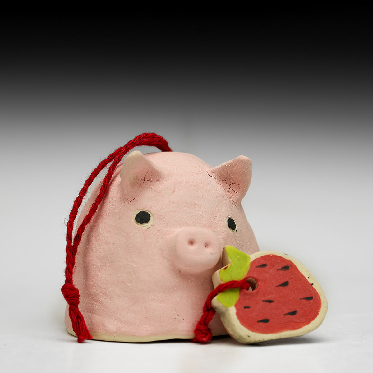 Pig Bell Ornament