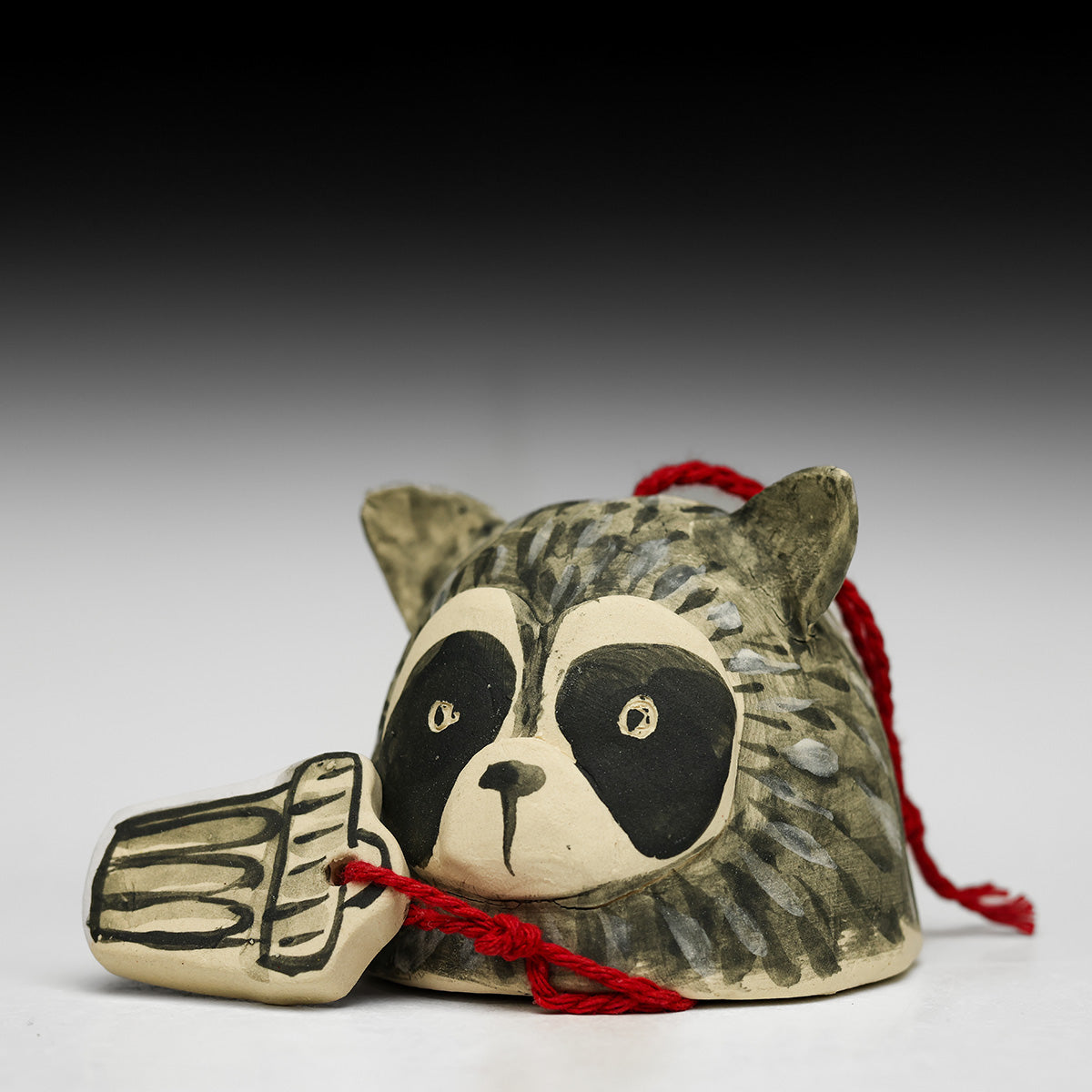 Raccoon Bell Ornament