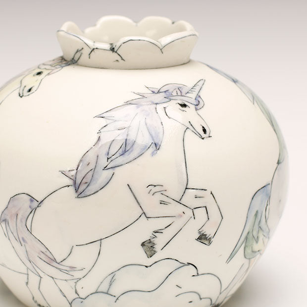 Unicorn Vase
