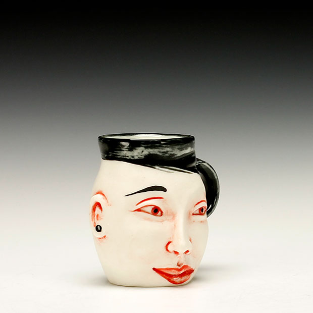 Schaller Gallery | Patti Warashina | Girl Cup