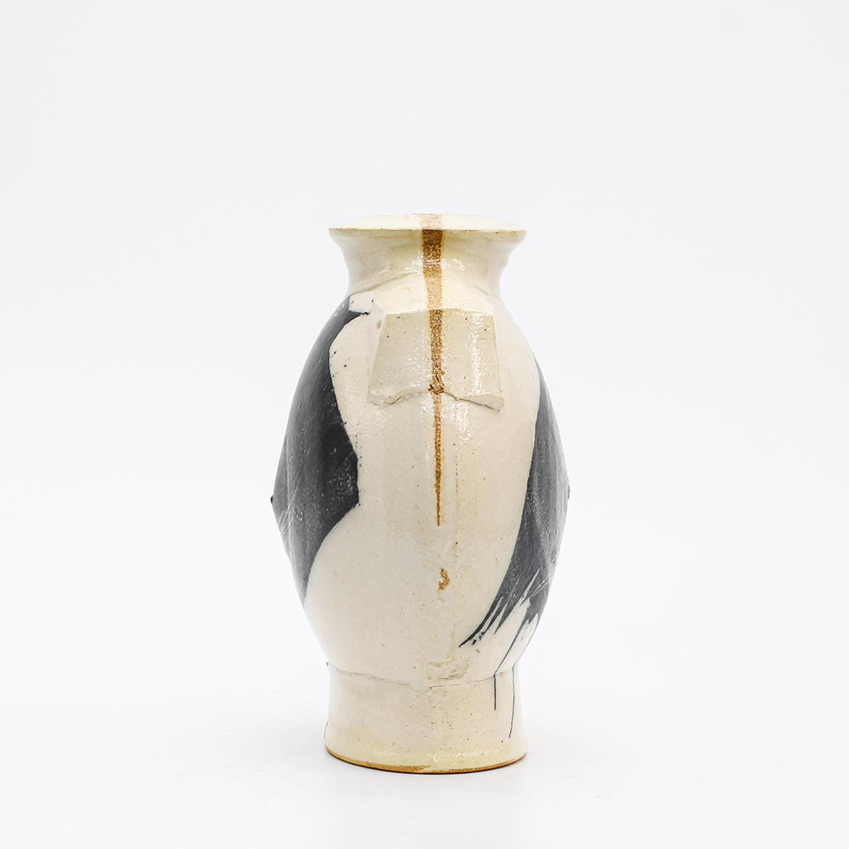 Flattened Vase with Shoulder