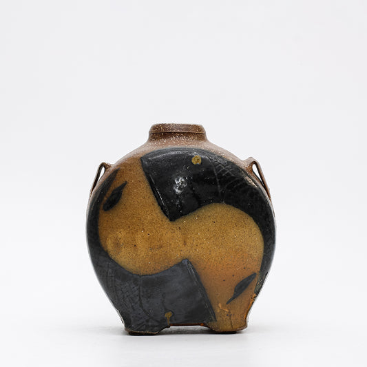 Flattened Vase with Shoulder