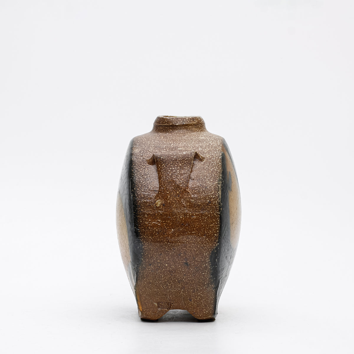 Flattened Vase with Shoulder