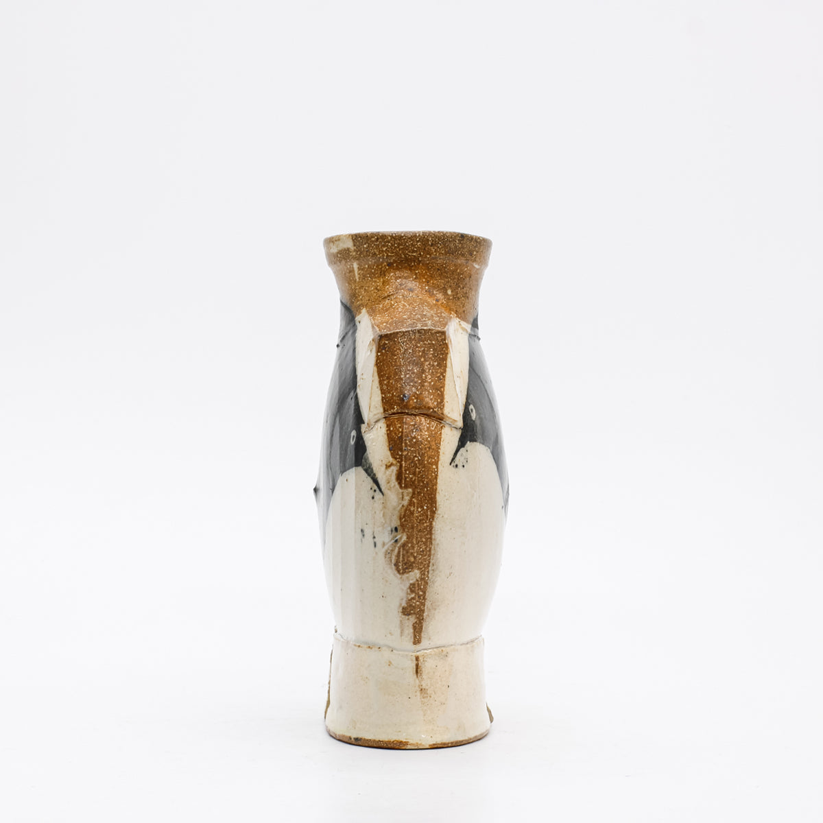 Flattened Vase with Shoulder