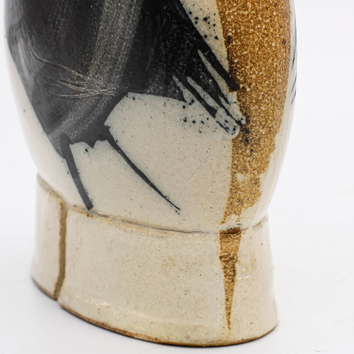 Flattened Vase with Shoulder