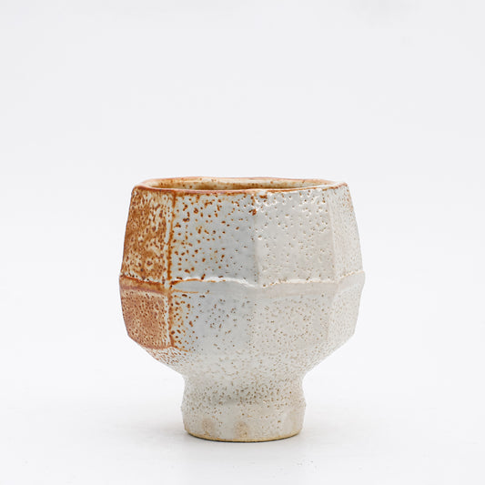 Faceted Pedestal Bowl