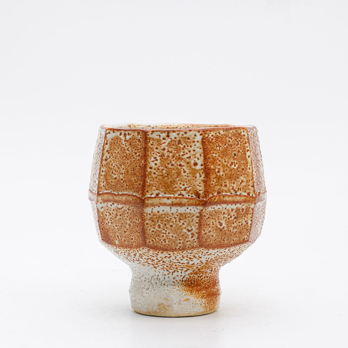 Faceted Pedestal Bowl