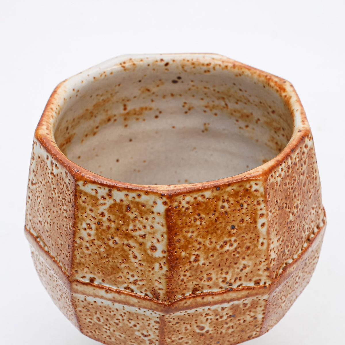 Faceted Pedestal Bowl