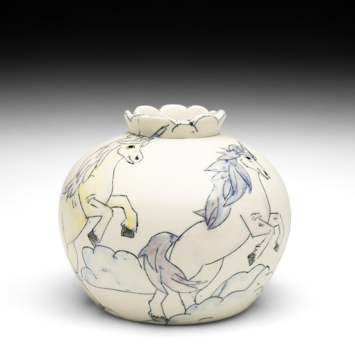 Unicorn Vase