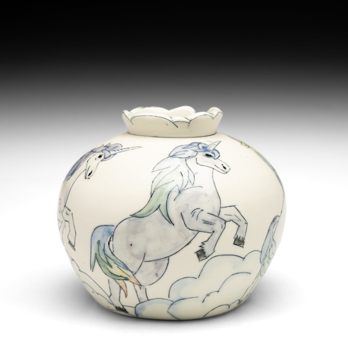 Unicorn Vase