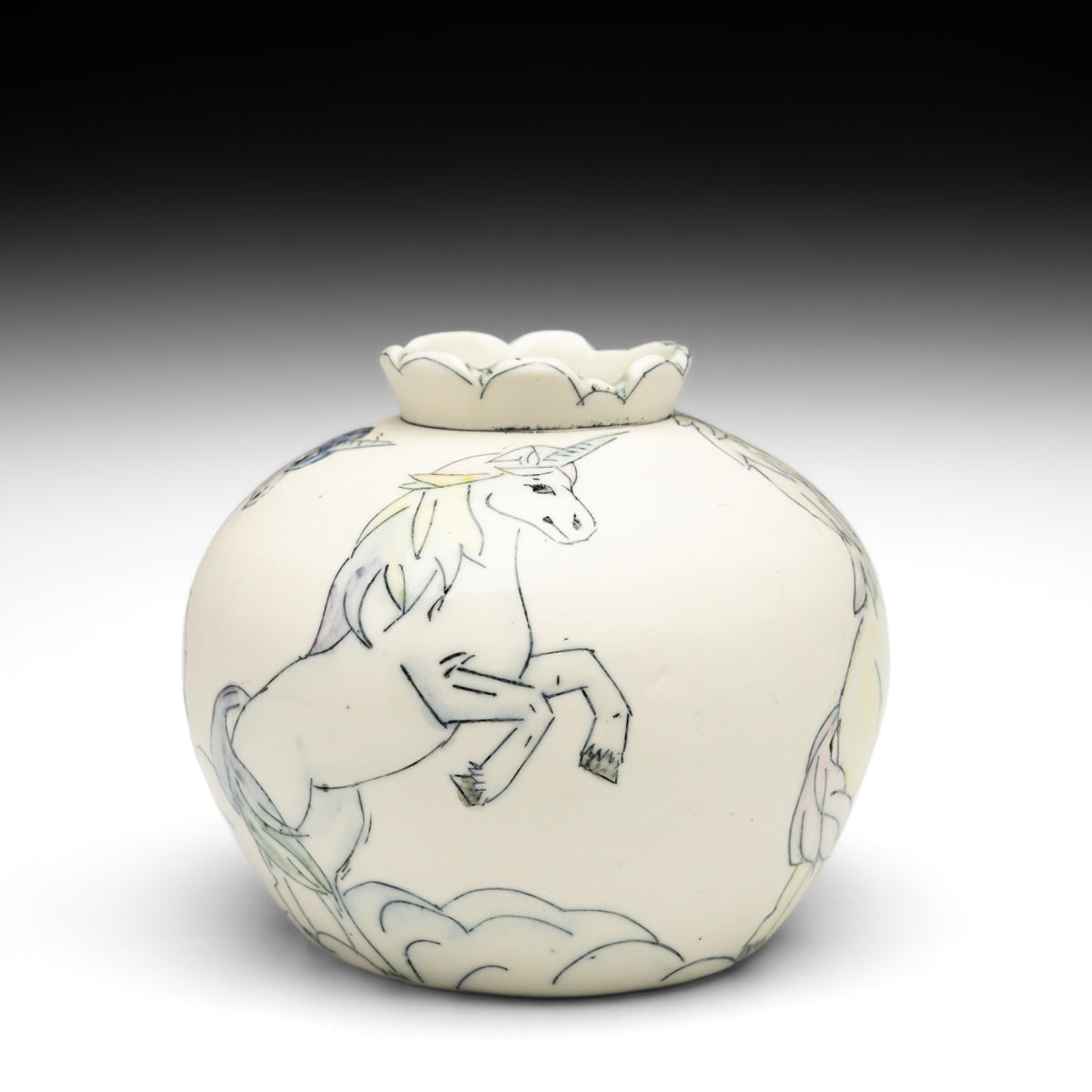 Unicorn Vase