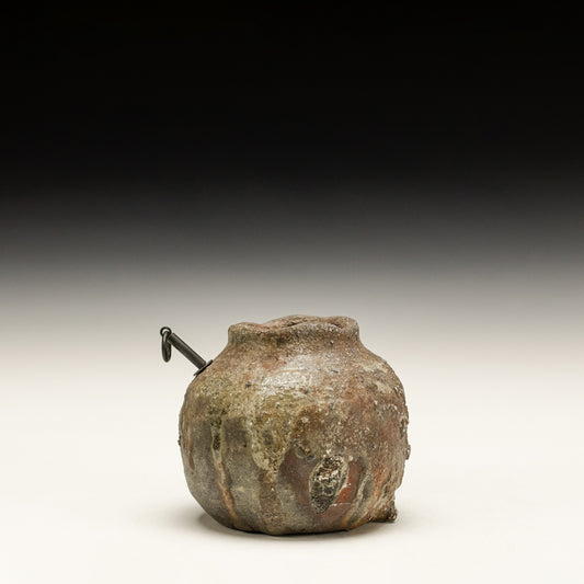 Yakishime Hanging Ball Vase