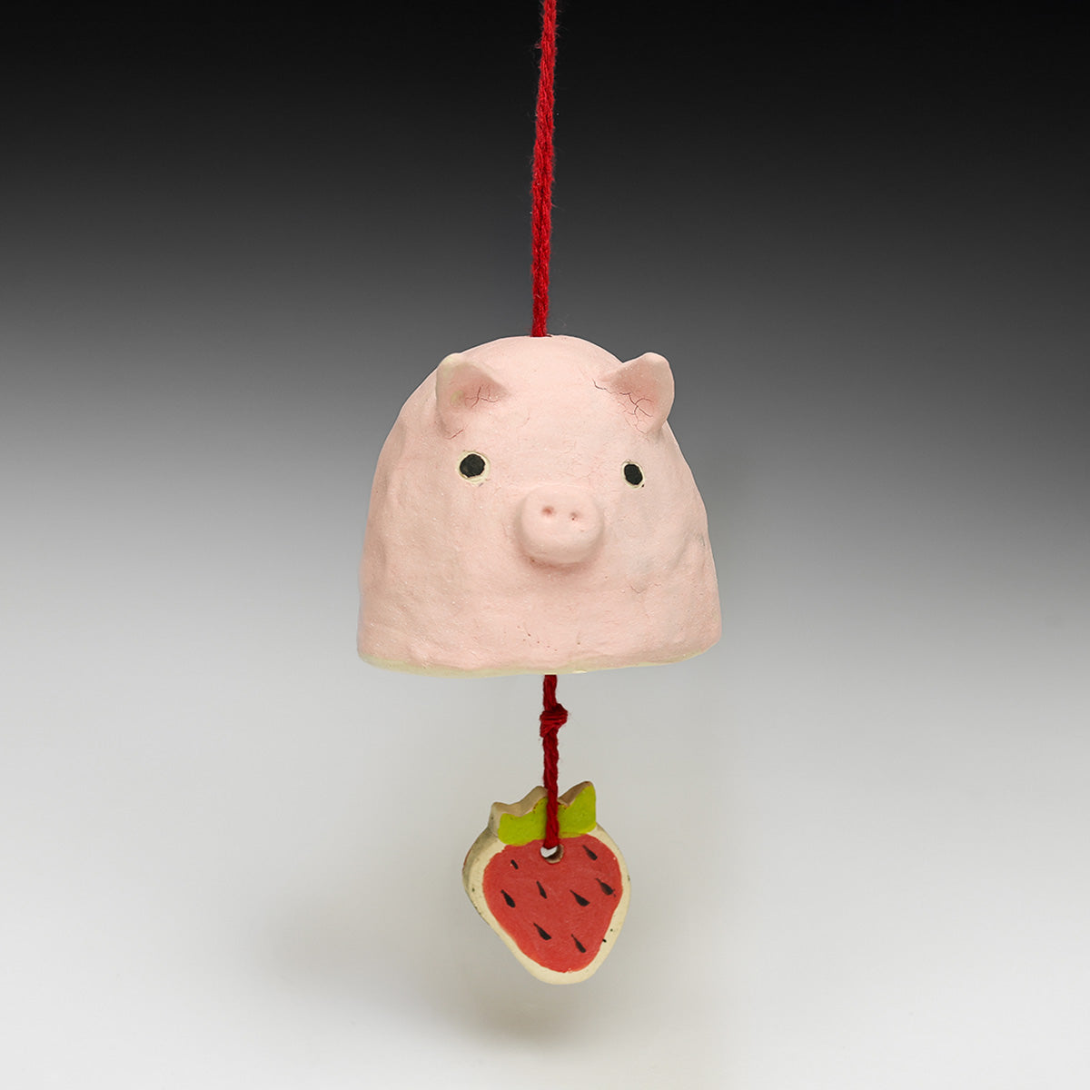 Pig Bell Ornament