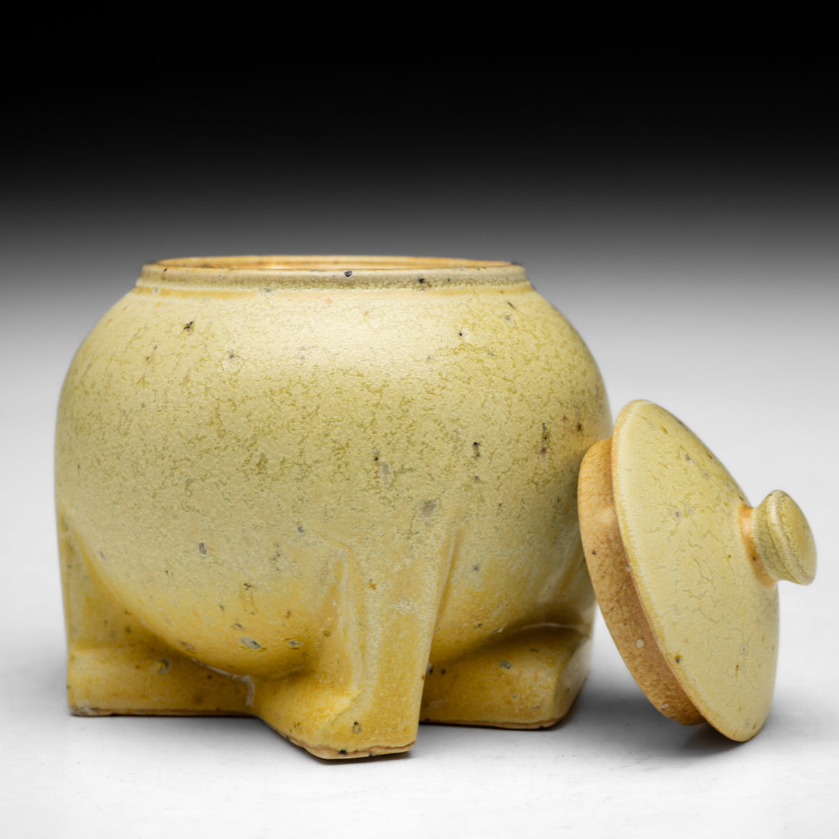 Footed Spice Jar