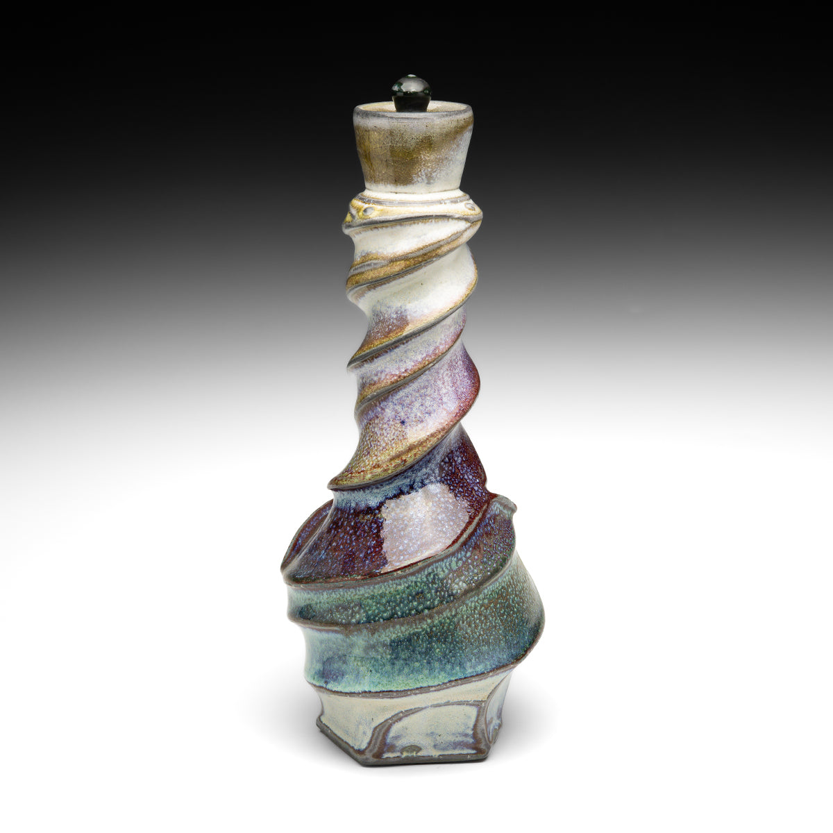 Round Bourbon Bottle