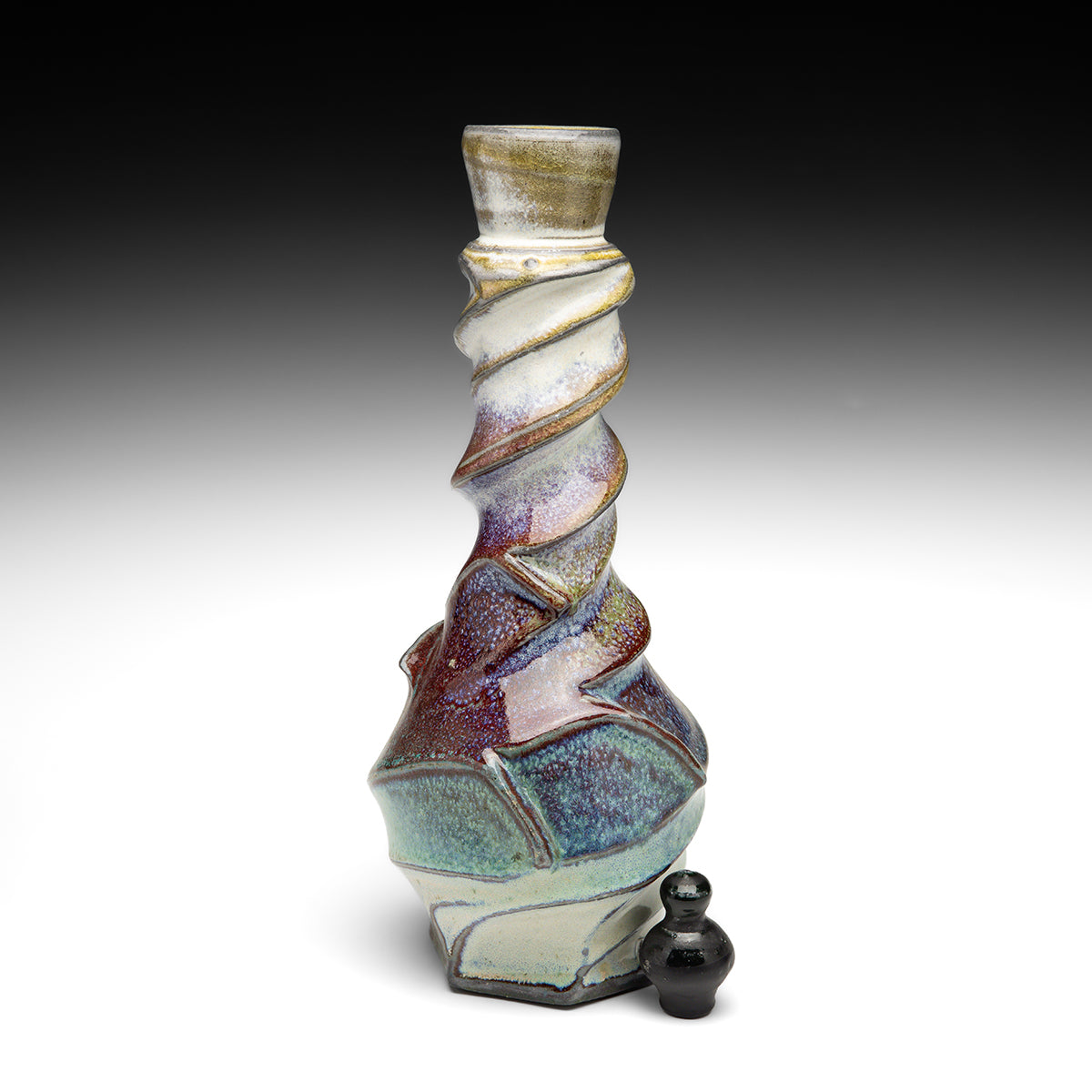 Round Bourbon Bottle