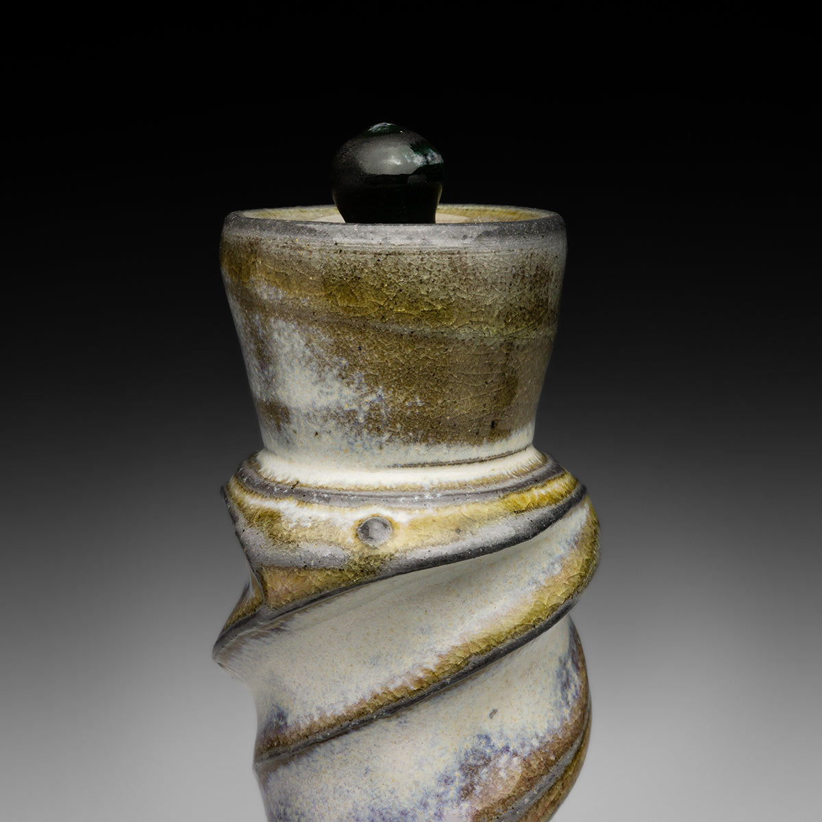 Round Bourbon Bottle