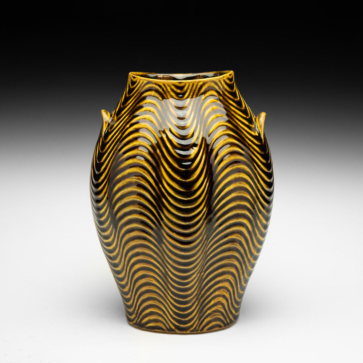 Flattened Vase