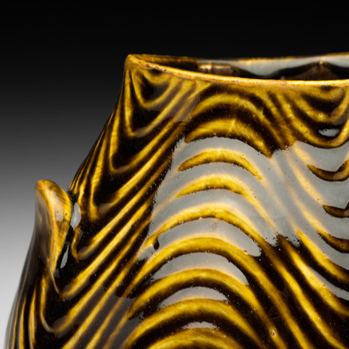 Flattened Vase