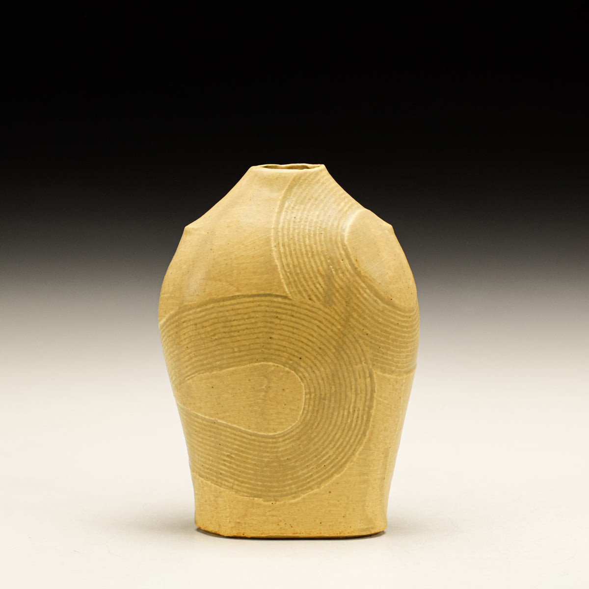 Flattened Vase